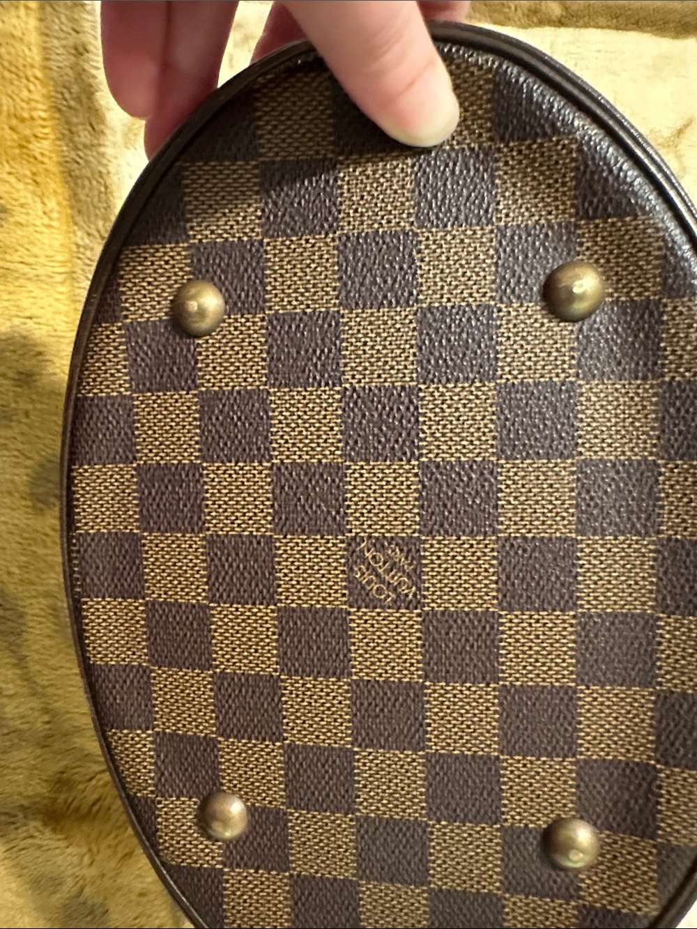 Authentic Louis Vuitton Damien Ebene bucket Marais with Red Interior - Picture 12 of 16